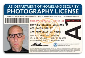 Archive item — novelty identity card