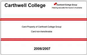 Carthwell university student card