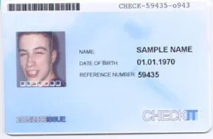 UK "Check It" proof-of-age card copy