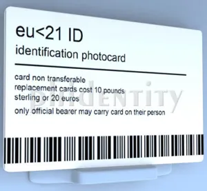 EU photographic identity card