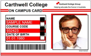 University identity card copy