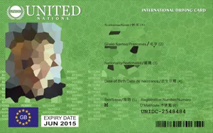 International driving permit copy