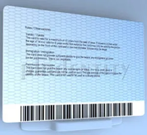 Identity card with intricate guilloche printing