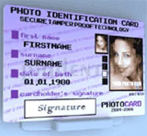 Photographic identity cards