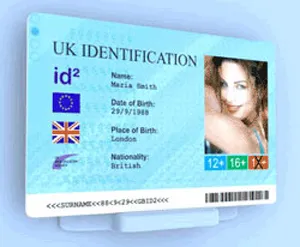 UK novelty identity card