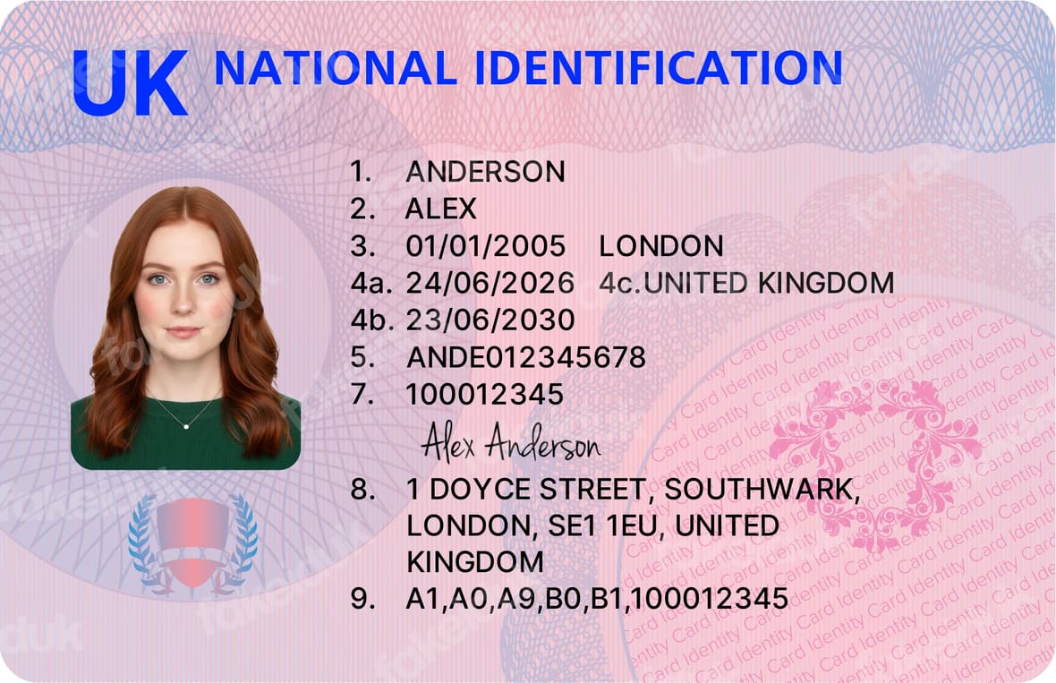 The Ultimate UK Drivers Licence — close-up.