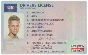 Classic UK Drivers License