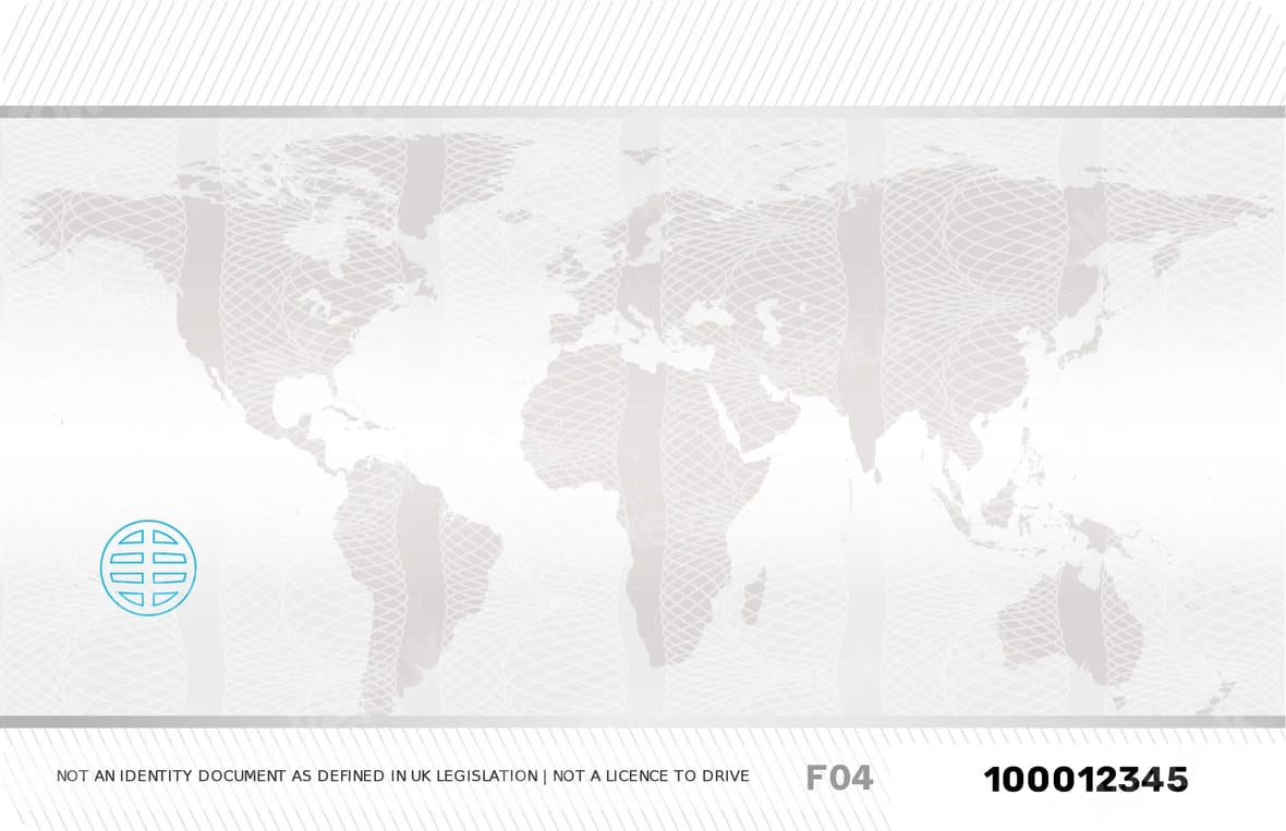 Steel Finish National ID — detail view.