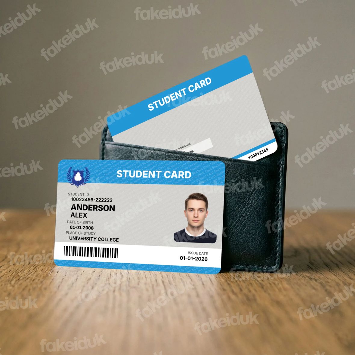 Universal Student Card — holographic overlay.