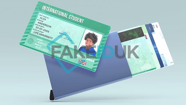 International Student Card — reverse side.