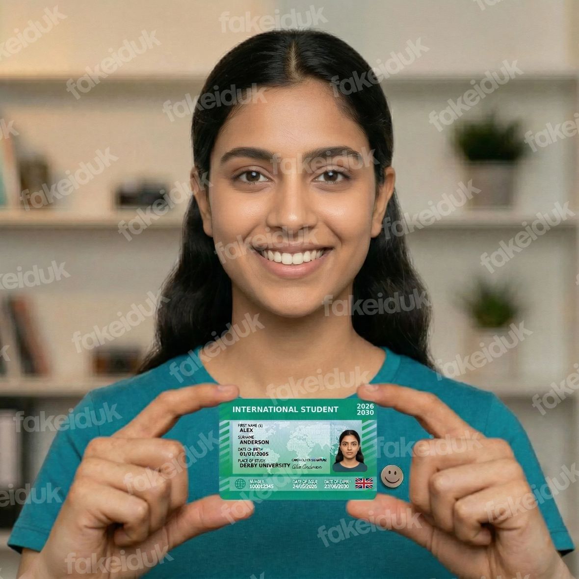 International Student Card — close-up.