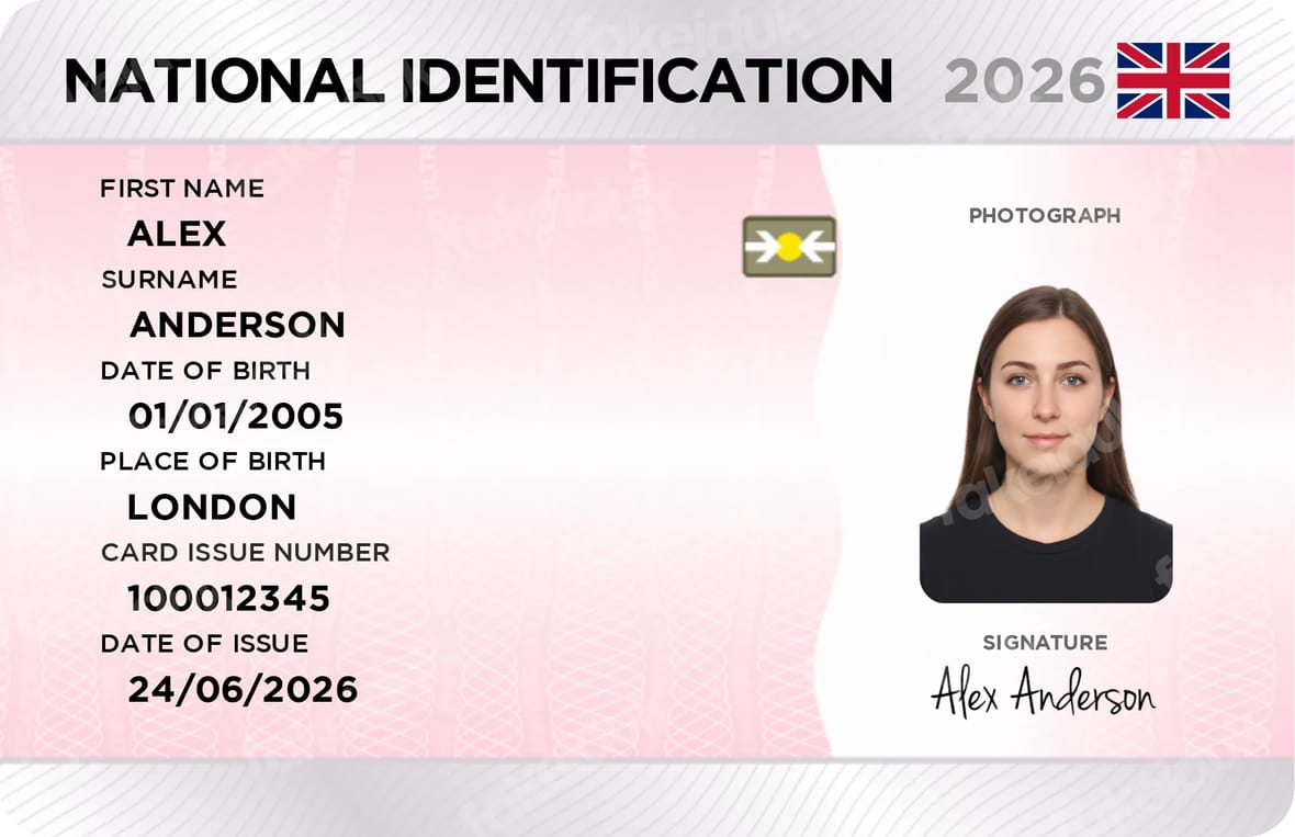 National ID Card — front view.
