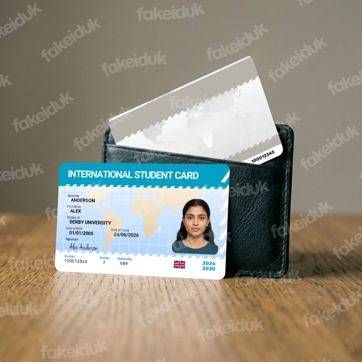 International Student Card — holographic overlay.