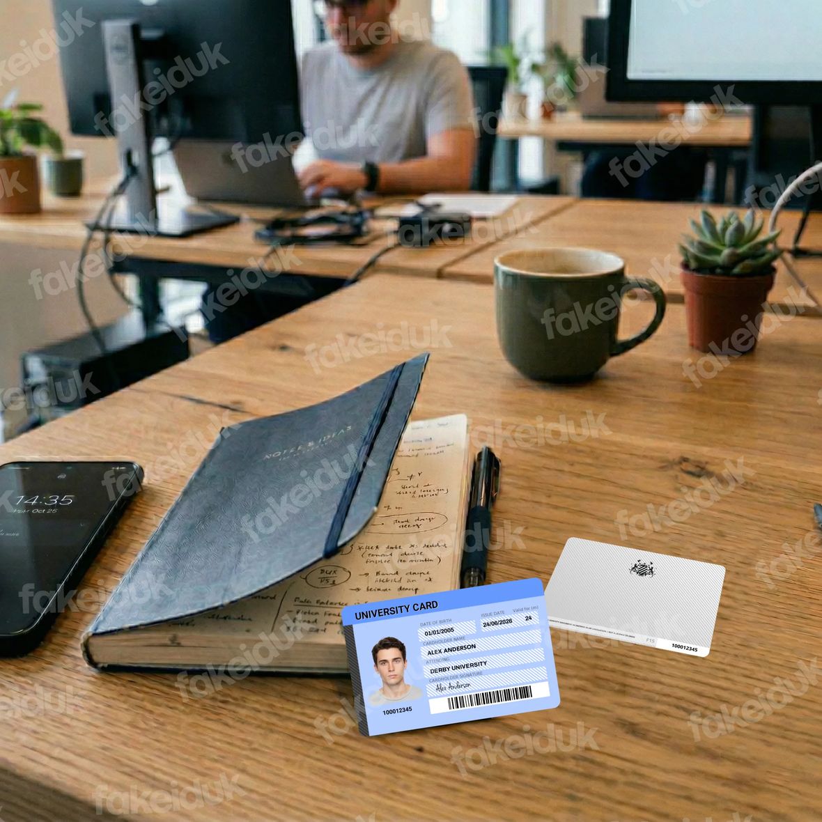 National Student ID Card — UV features.