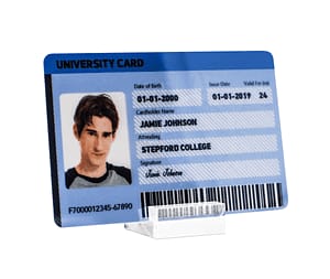 National Student ID Card — front view.