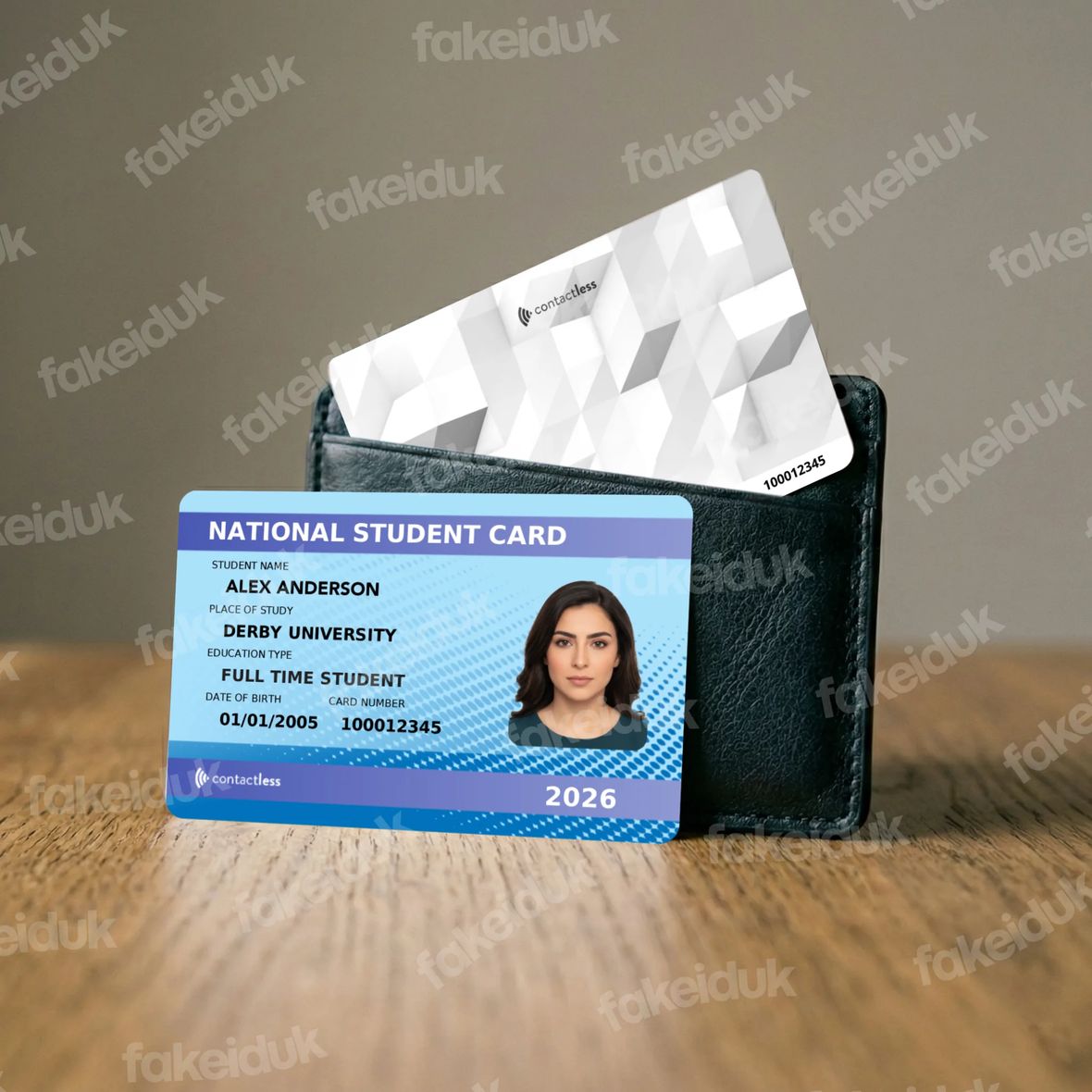 Alternative Student Card UK & EU — holographic overlay.