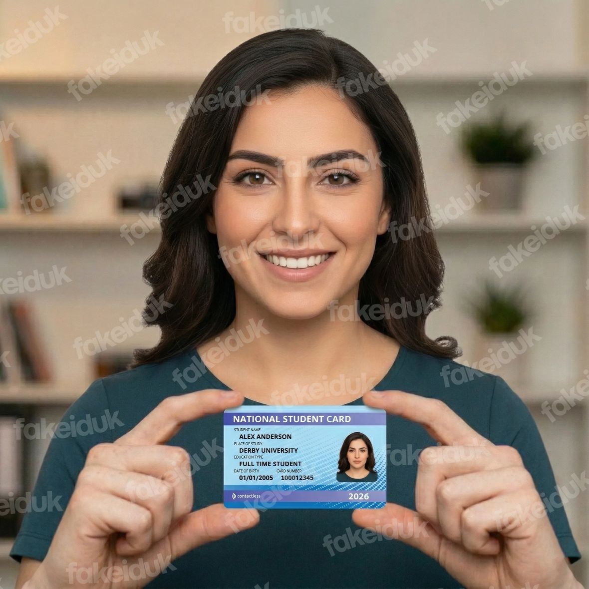 Alternative Student Card UK & EU — close-up.