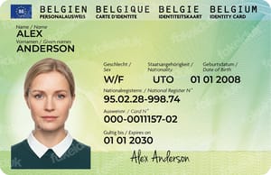 Belgium Identity Card